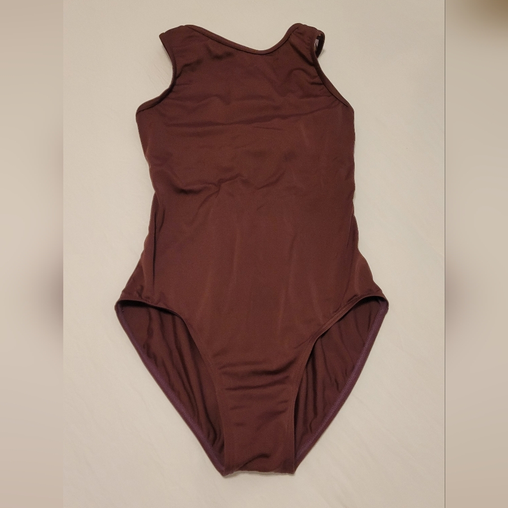 Balera Burgundy Brown Dance Leotard
